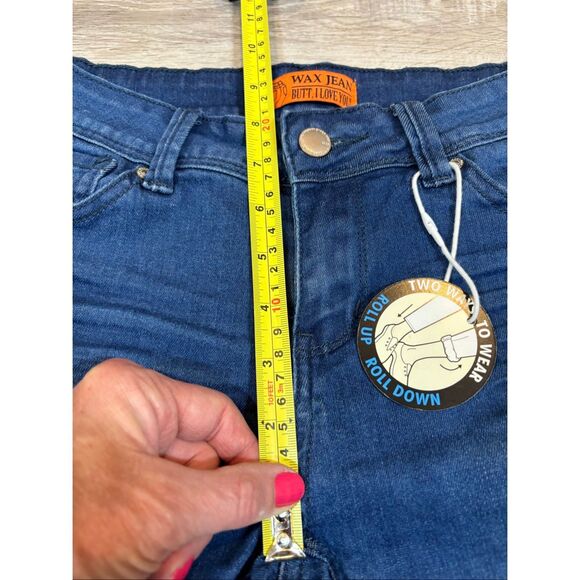 Wax Jeans Butt I Love You Distressed Jeans Size 3 - Picture 9 of 12